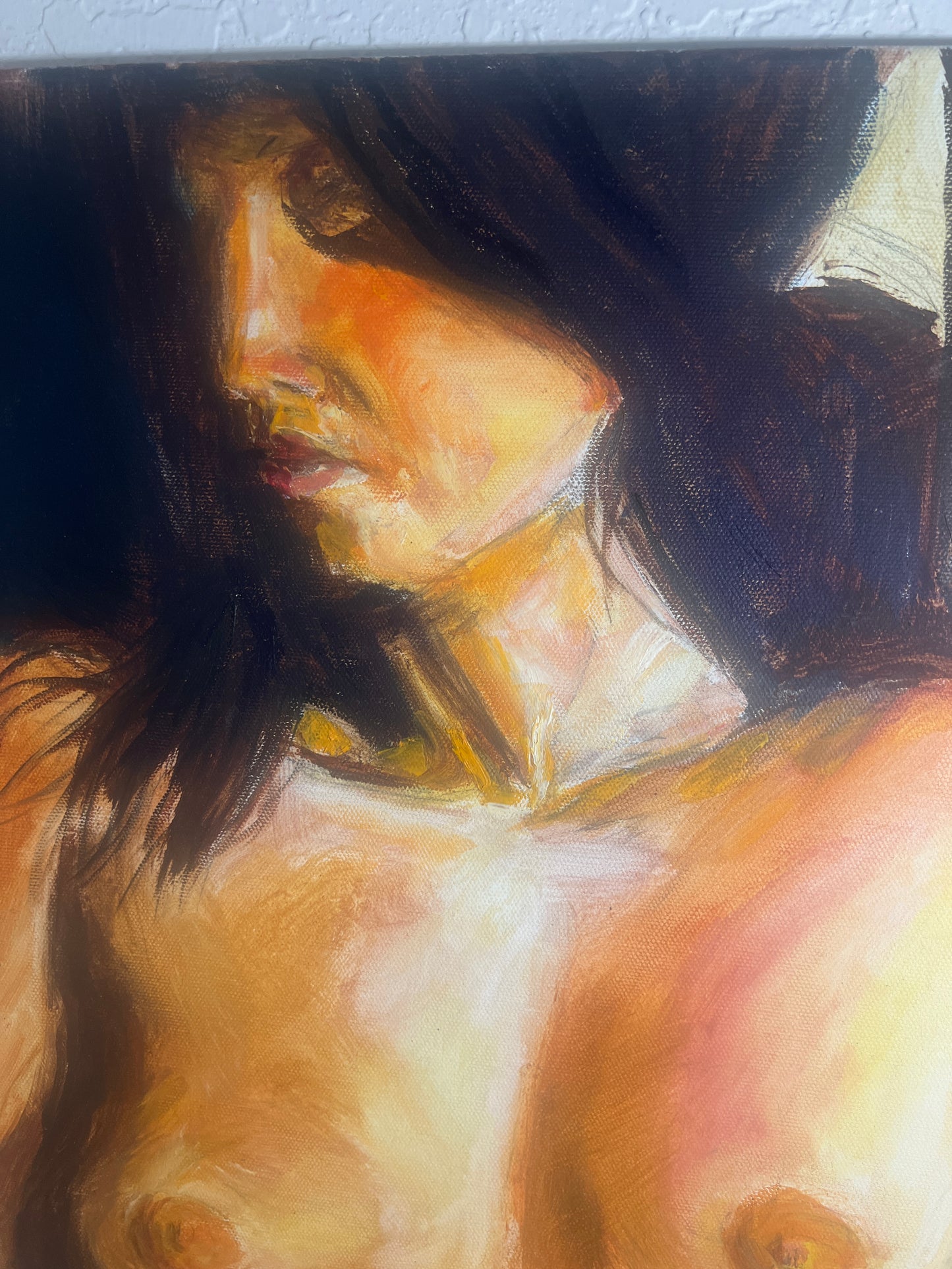 Bob Dornberg Original Oil Painting – “Before We Knew Goodbye” Diptych Framed 16 x 20 – Abstract – Catalog TI4 & TJ9