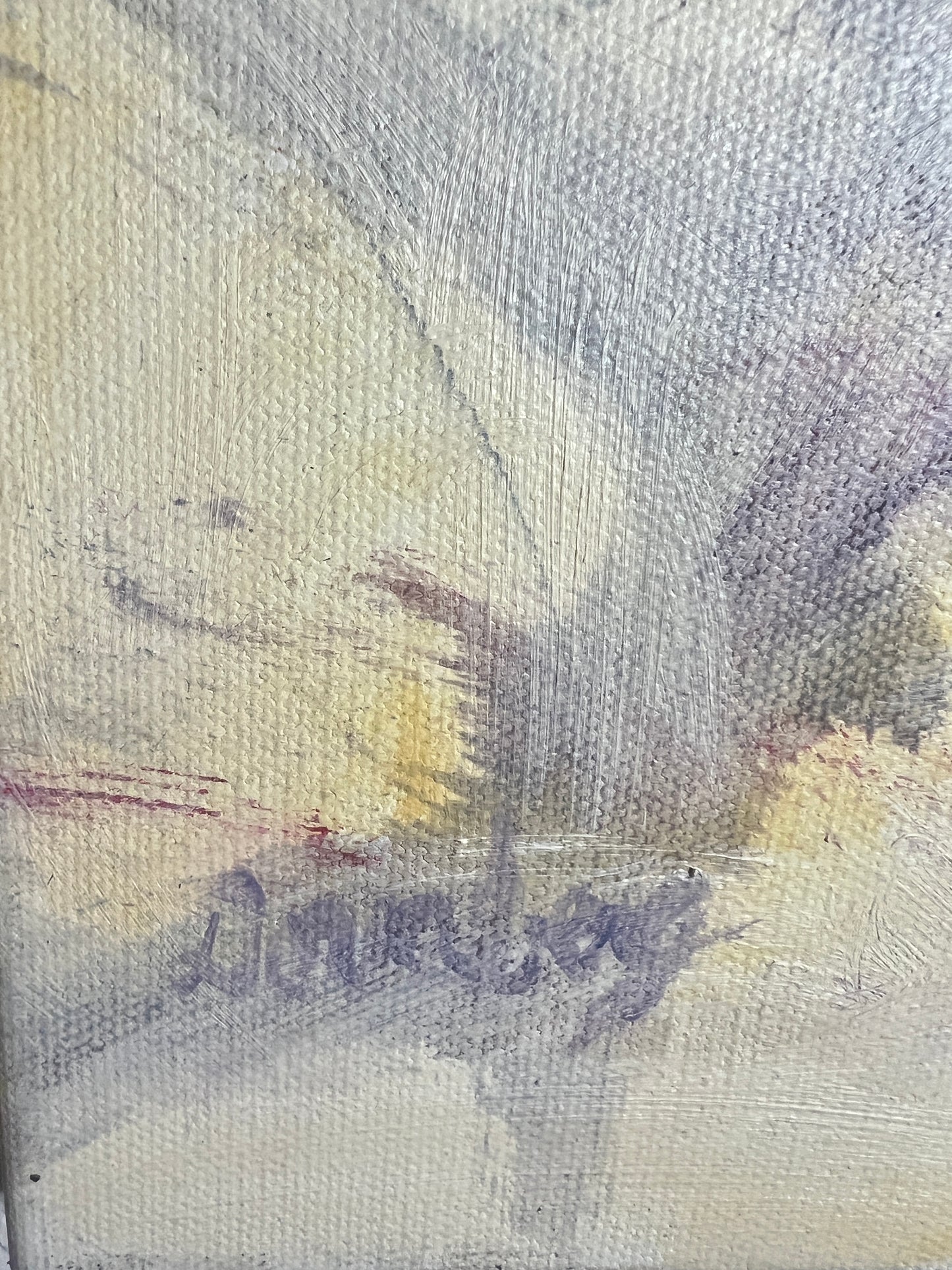 Bob Dornberg Original Oil Painting – “Before We Knew Goodbye” Diptych Framed 16 x 20 – Abstract – Catalog TI4 & TJ9